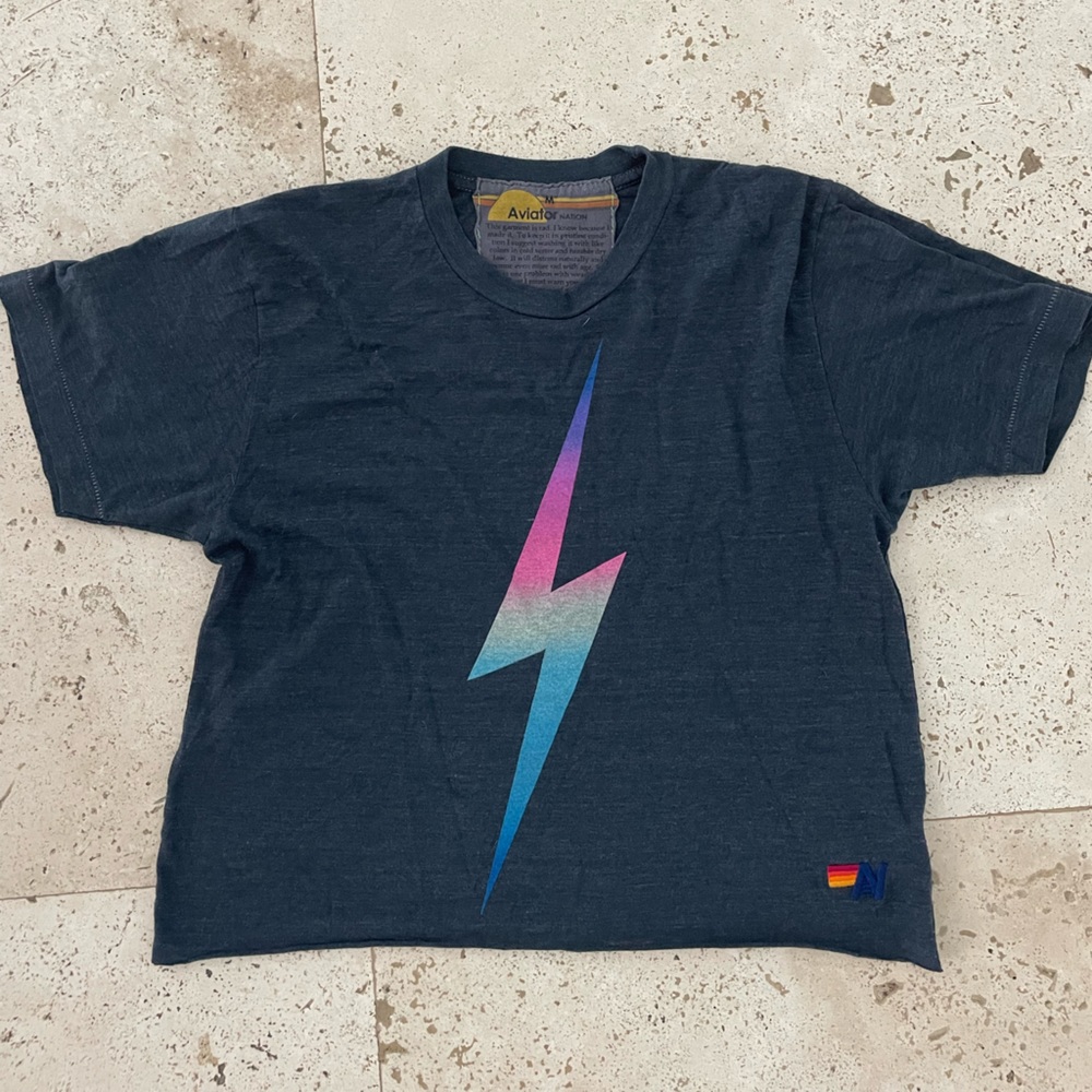 Aviator Nation Lightning Blot T-Shirt